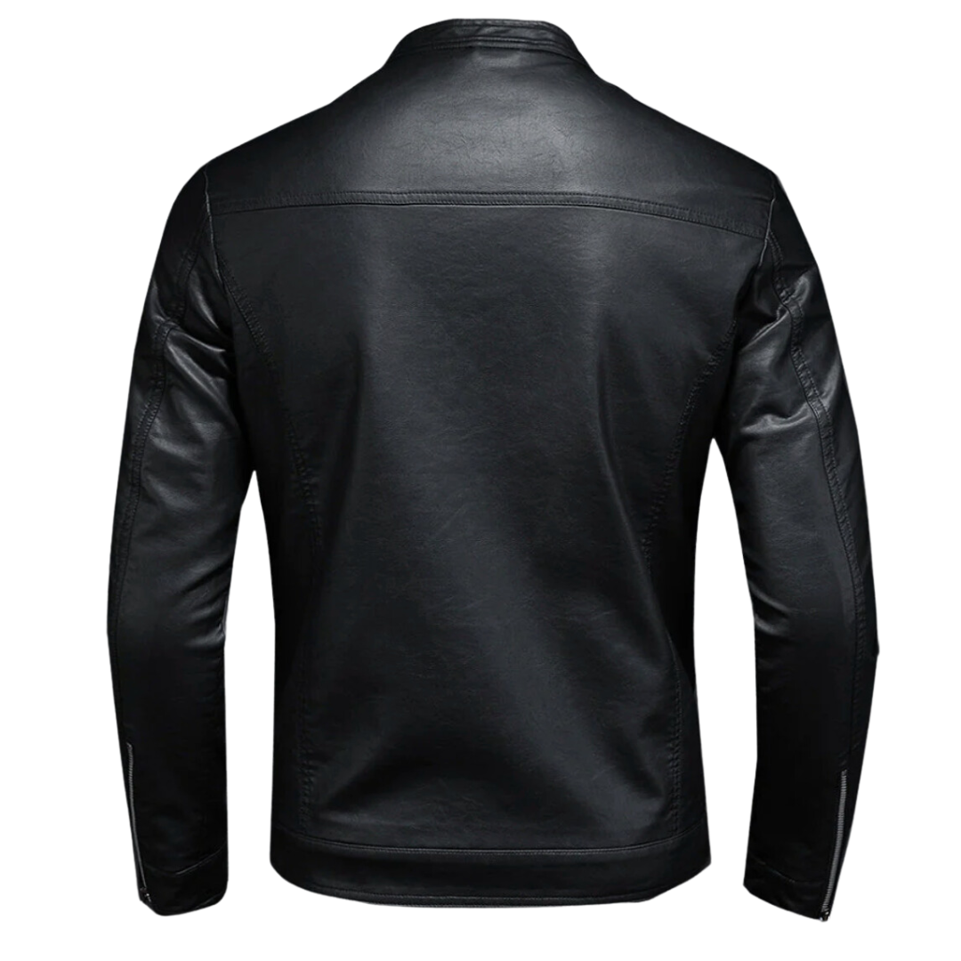 GEORGE | LEATHER BIKER JACKET